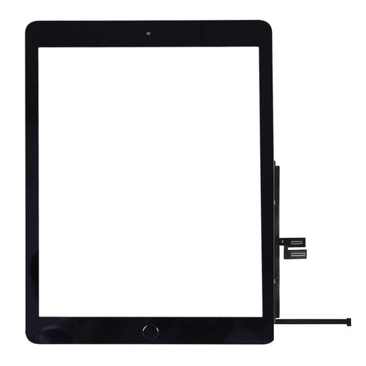 Touch Digitizer iPad 7th / 8th / 9th Gen Black 10.2" W/ Home Button & Tesa Tape