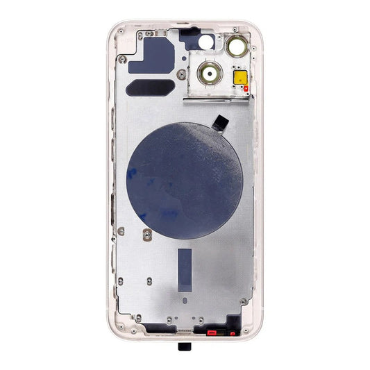 Compatible Middle Frame Back Housing With Glass For Iphone 13 Silver