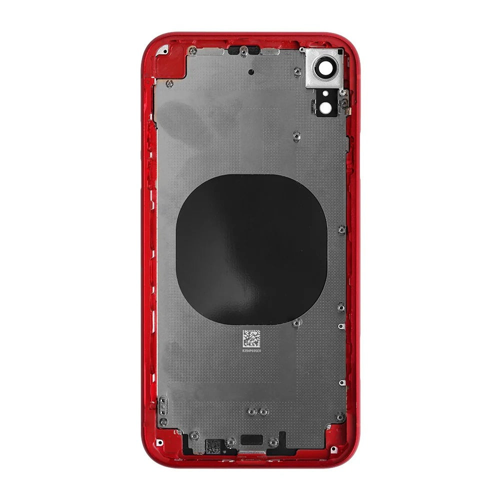 Compatible Middle Frame Back Housing With Glass For Iphone XR Red