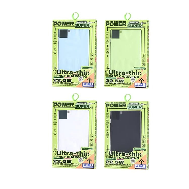 REMAX 22.5W Ultra-thin fast charging power bank 10000mAh FP-8