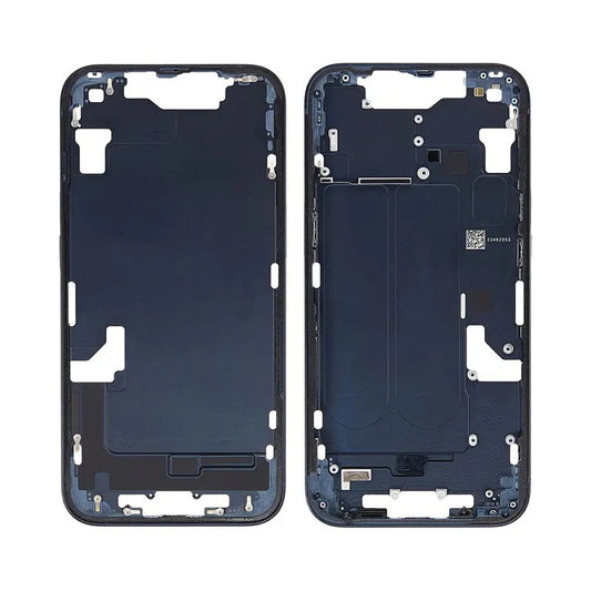 Compatible Middle Housing iPhone 16e Black With OEM Small Parts