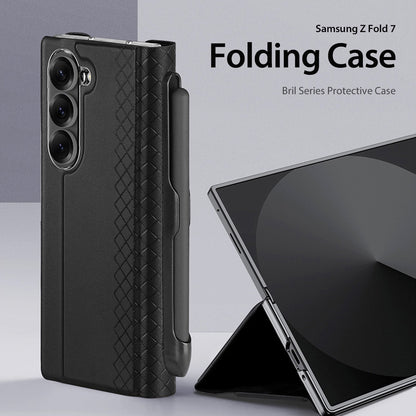 Dux Ducis - Samsung Galaxy Z Fold 7 Bril Series Black With Pen Holder