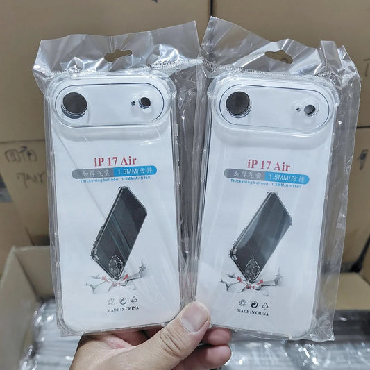 Clear Soft Silicon TPU Case For Iphone 17 Air