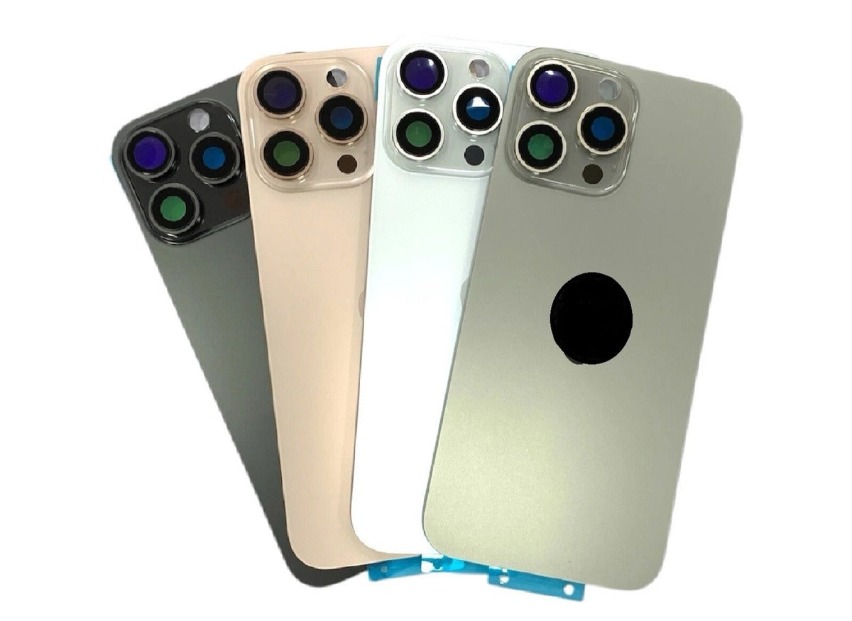 No Logo Back Glass With Bracket & NFC Flex iPhone 16 Pro Max Natural Titanium