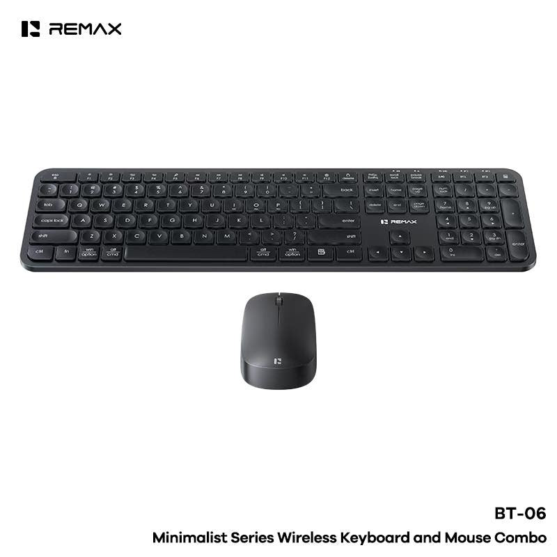 REMAX Minimalist Series Wireless Keyboard and Mouse Combo BT-06