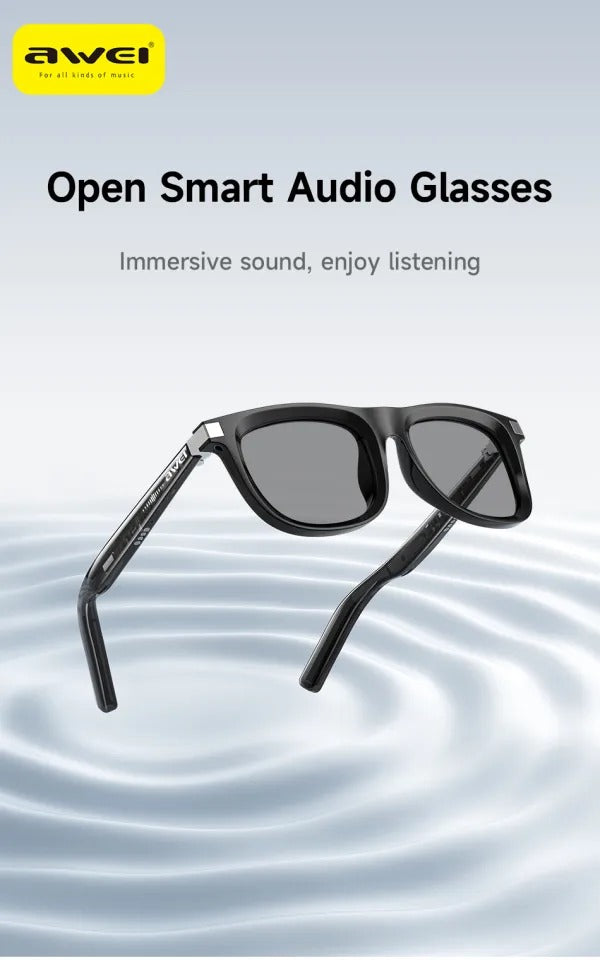 Awei GL1 AI Open Smart Audio Glasses Outdoor HD Hands-Free Calls