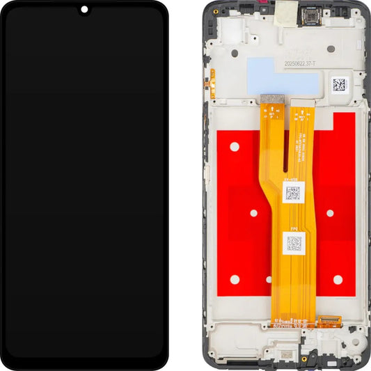 Replacement Lcd Screen Assembly With Frame for Samsung Galaxy A07 4G Black