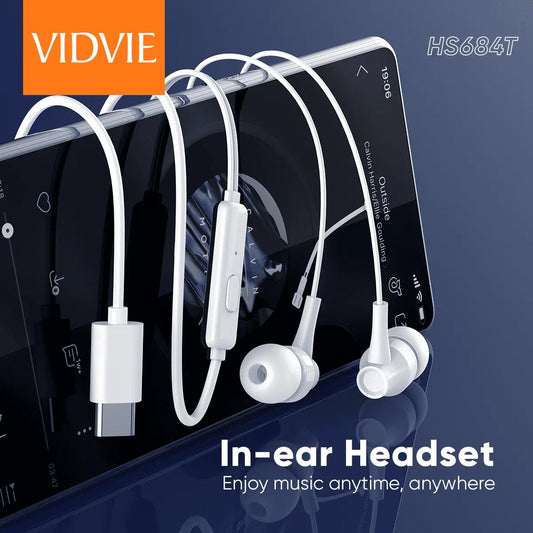 Vidvie HS684T In-Ear Type-C Wired Earphone