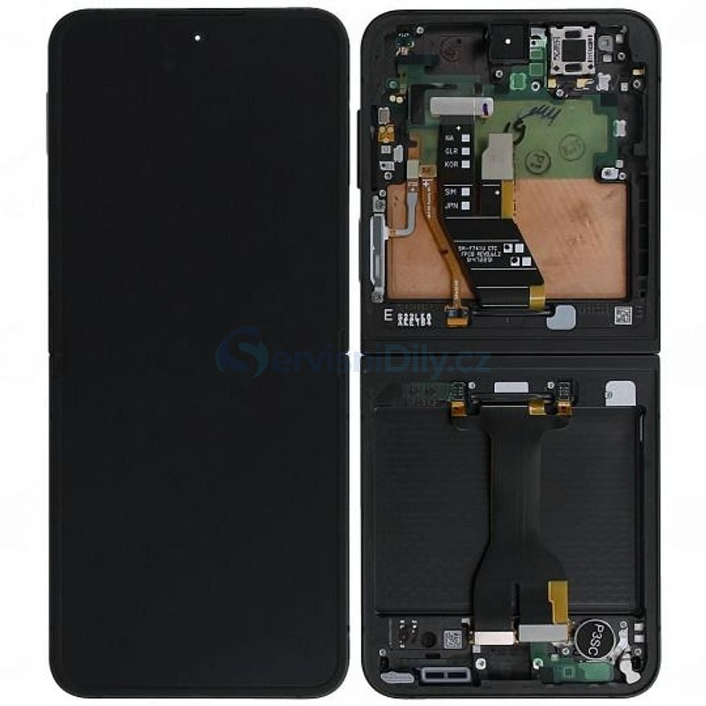 Replacement Lcd Screen Assembly With Frame Samsung Galaxy Flip 7 Black Oem