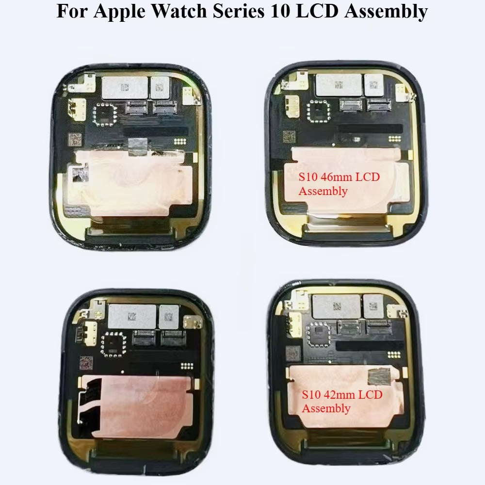 Compatible LCD Screen Assembly For iWatch Series 10 46mm Black