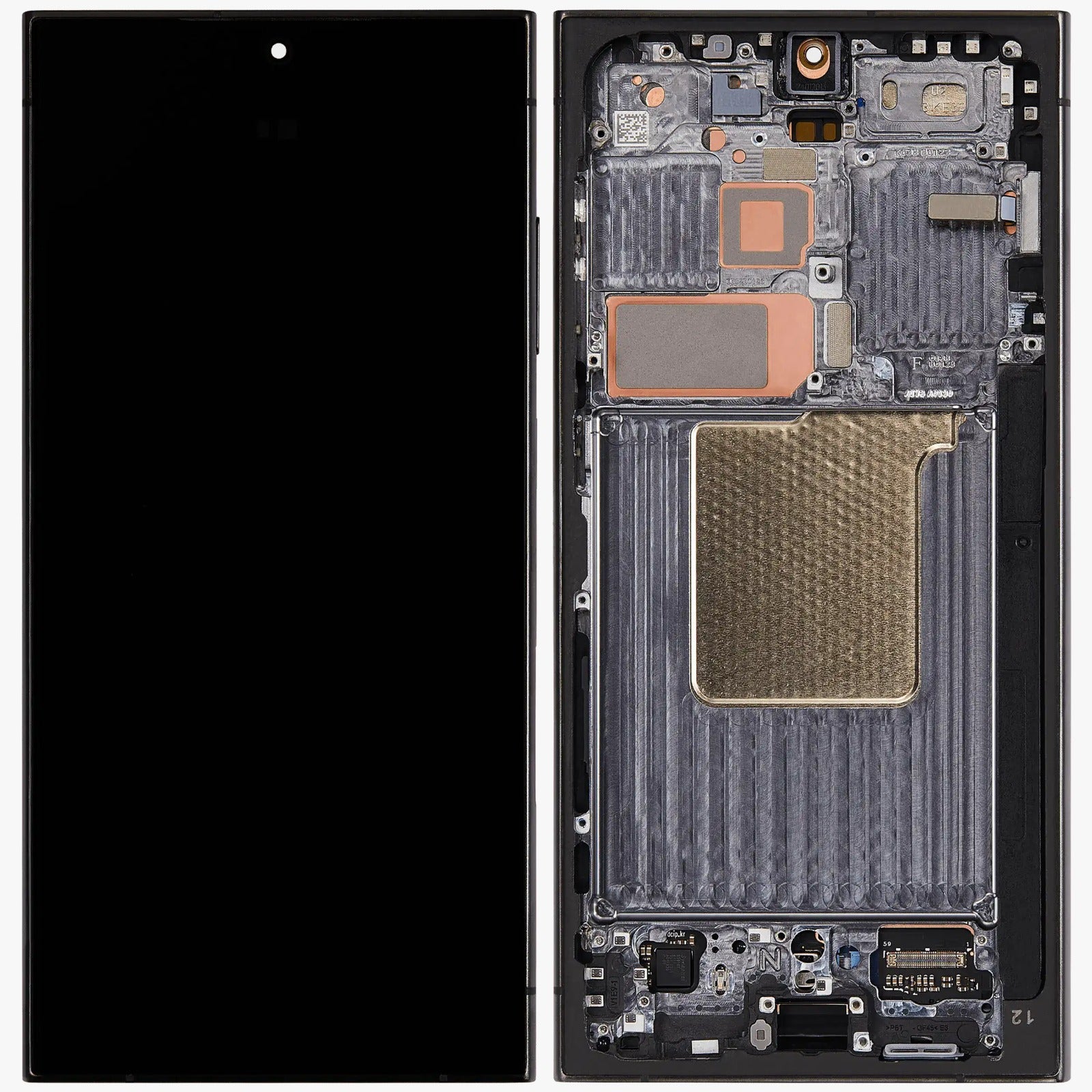Replacement Lcd Screen with Frame Samsung Galaxy S24 Ultra Black Oled