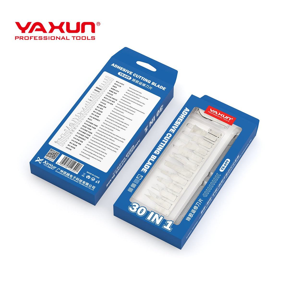 YAXUN YX-699 30-in-1 precision metal scalpel and multi functional blade set