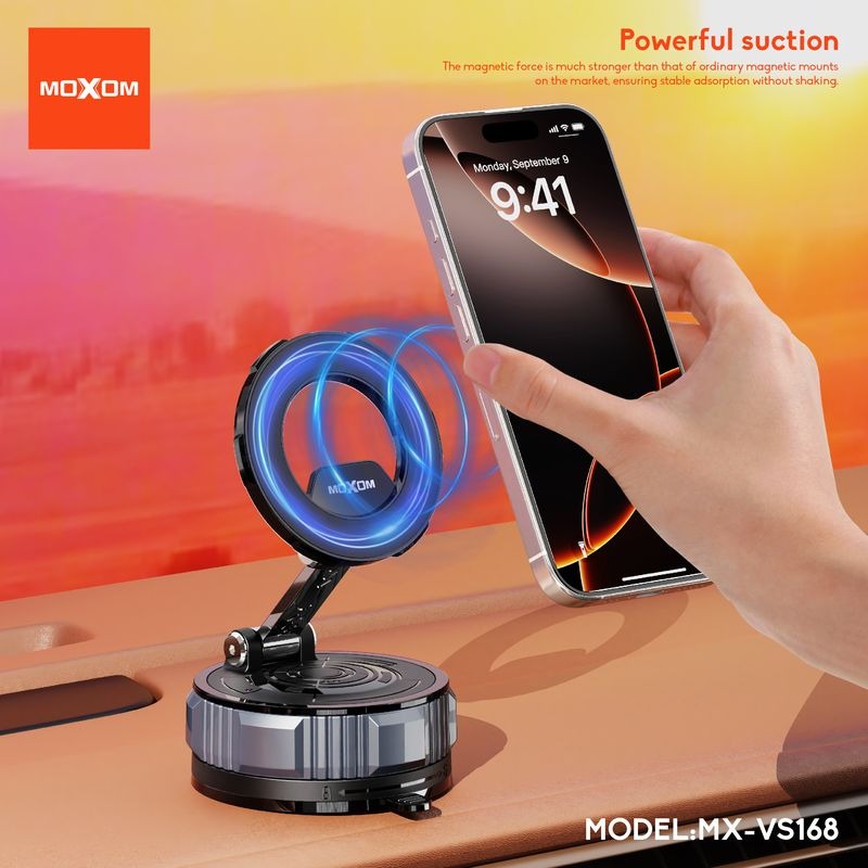 MOXOM VS168 Vacuum Absorption Magnetic Phone Holder
