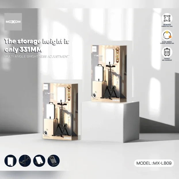 Moxom Mx-LB09 Rechargeable Square Photo Light
