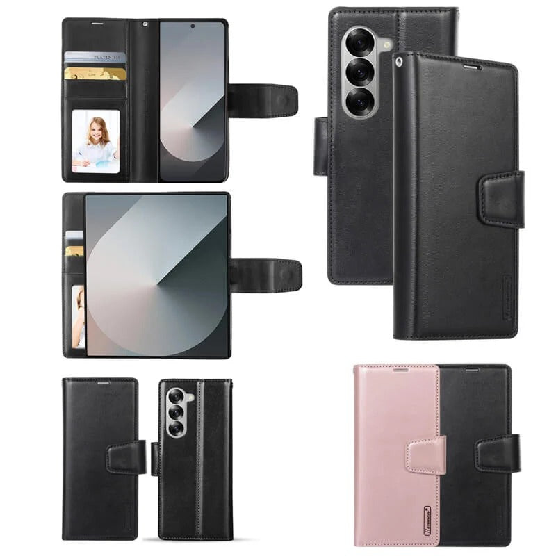 Hanman Mill Series Wallet Case For Samsung Galaxy Fold 8