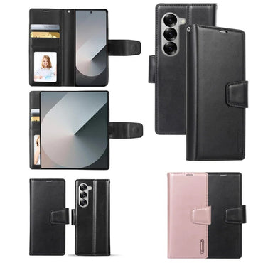 Hanman Mill Series Wallet Case For Samsung Galaxy Fold 8