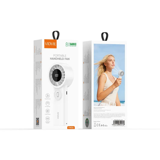 Vidvie FN06 Portable Handheld Fan Adjustable wind speed (100 levels)