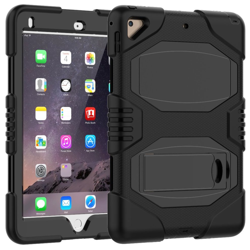 Shockproof Rugged Case For iPad Mini 1 / Mini 2 / Mini 3 Black