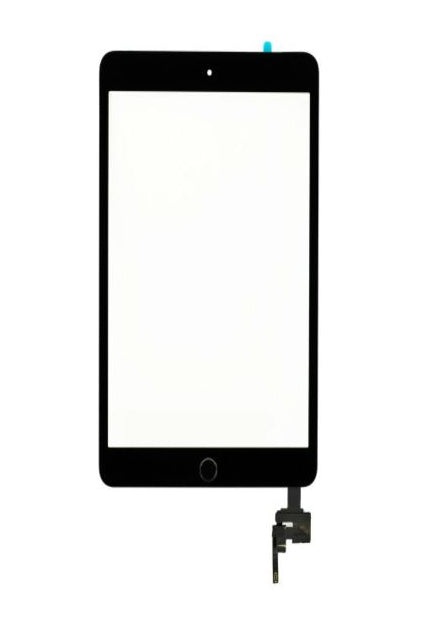 Touch Digitizer iPad Mini 3 with IC Home button & Tesa Tape Black