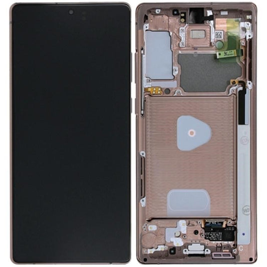 Replacement Lcd Screen Frame for Samsung Galaxy Note 20 Bronze OEM