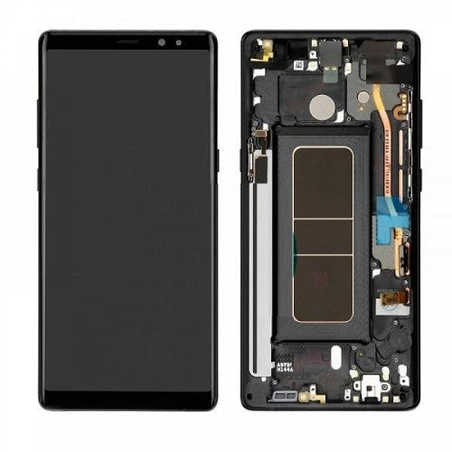 Replacement Lcd Screen With Frame For Samsung Galaxy Note 8 Black OEM