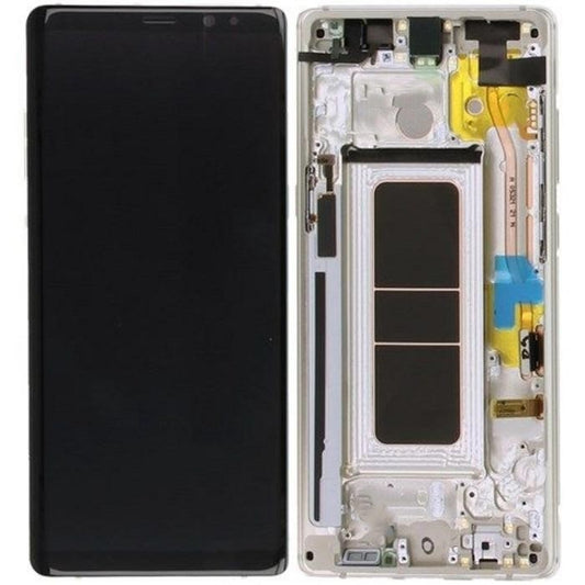 Replacement Lcd Screen With Frame For Samsung Galaxy Note 8 Gold OEM