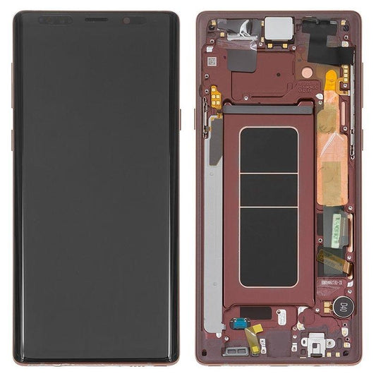 Replacement Lcd Screen Frame for Samsung Galaxy Note 9 BROWN OEM