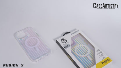 Case Artistry Corrugated Pattern Mag Armor Fusion X iPhone 13 Pro