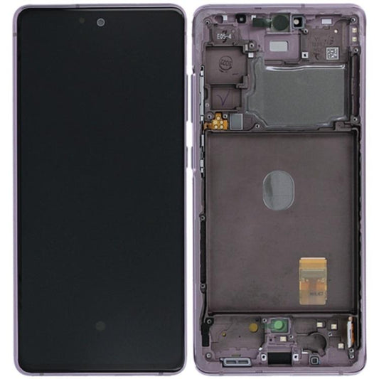 Replacement Lcd Screen Frame Samsung Galaxy S20 FE (Fan Edition) Lavender OEM