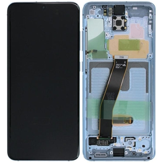 Replacement Lcd Screen with Frame Samsung Galaxy S20 Cloud Blue OEM