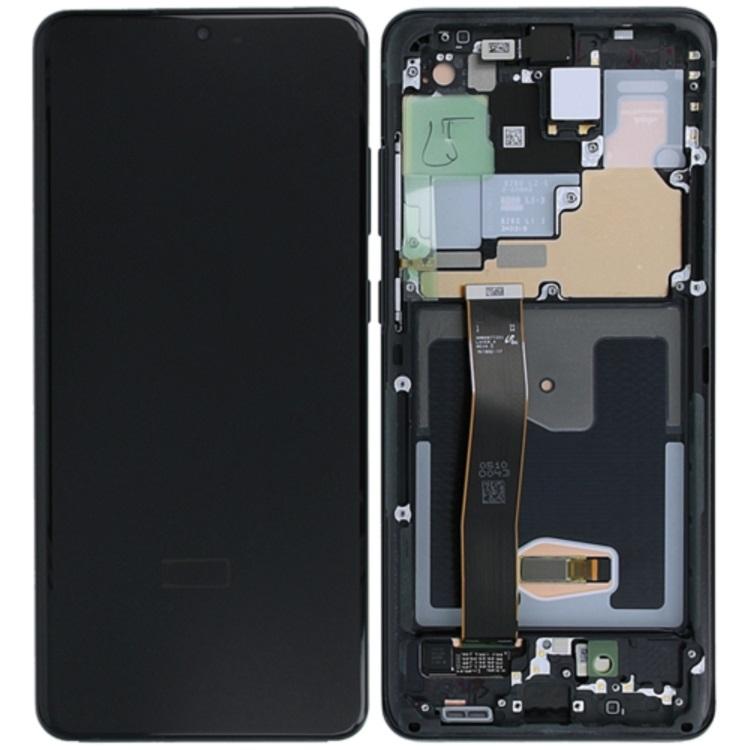 Replacement Lcd Screen with Frame Samsung Galaxy S20 Ultra Black OEM