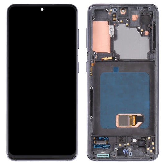 Replacement Lcd Screen with Frame Samsung Galaxy S21 Black OEM