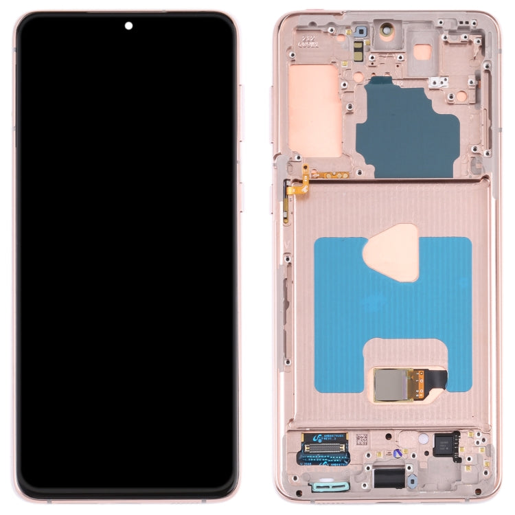 Replacement Lcd Screen with Frame Samsung Galaxy S21 Plus Gold OEM