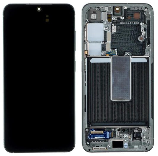 Replacement Lcd Screen with Frame Samsung Galaxy S23 Green OEM