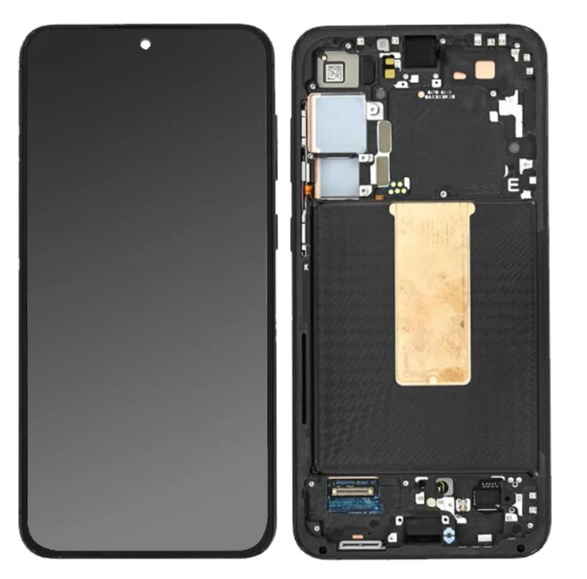 Replacement Lcd Screen with Frame Samsung Galaxy S23 Plus Black OEM