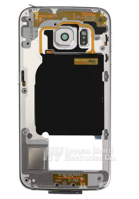 Replacement Middle Frame Bezel For S6 Edge Gold