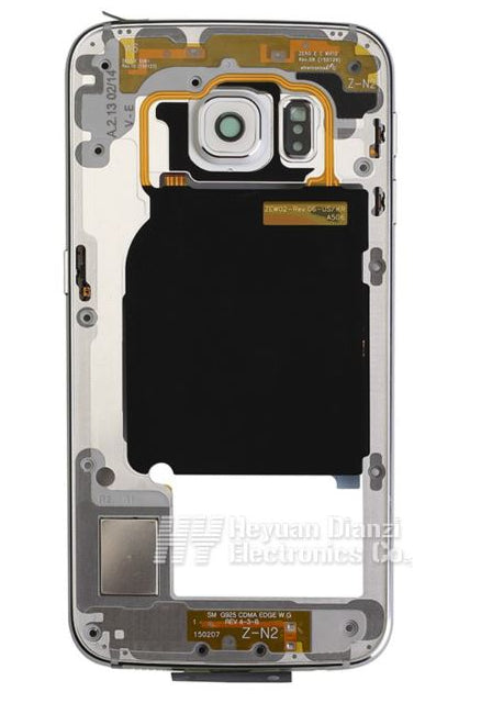 Replacement Middle Frame For Samsung Galaxy S6 White