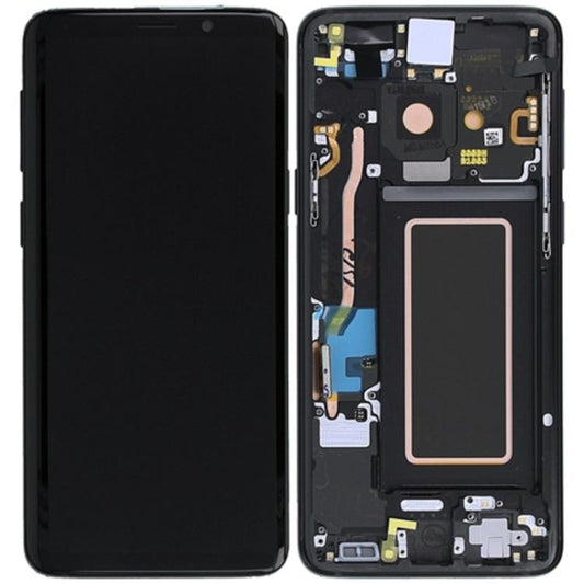 Replacement Lcd Screen Frame Samsung Galaxy S9 Black OEM