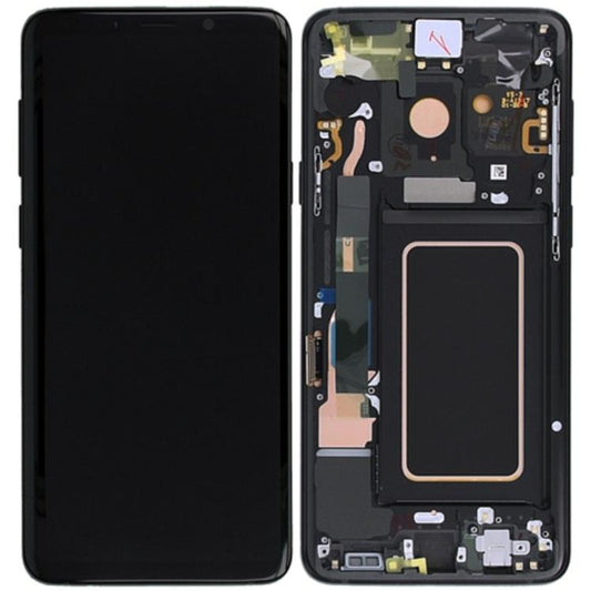 Replacement Lcd Screen Frame Samsung Galaxy S9 Plus Black OEM