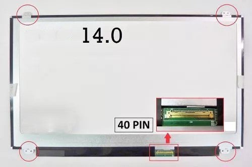 Replacement Super Slim LED For 14.0inch 40pin LTN140AT20-G01