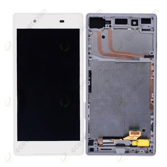 Lcd Screen With Frame SONY XPERIA Z5 Compact White